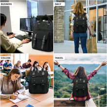 Wasserdichter Rucksack 15,6 Zoll Laptop Mädchen Schwarz