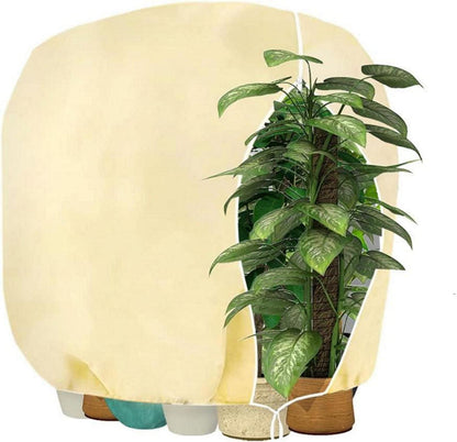 Winterschutz Pflanzenabdeckung mit Reißverschluss 160x240cm beige