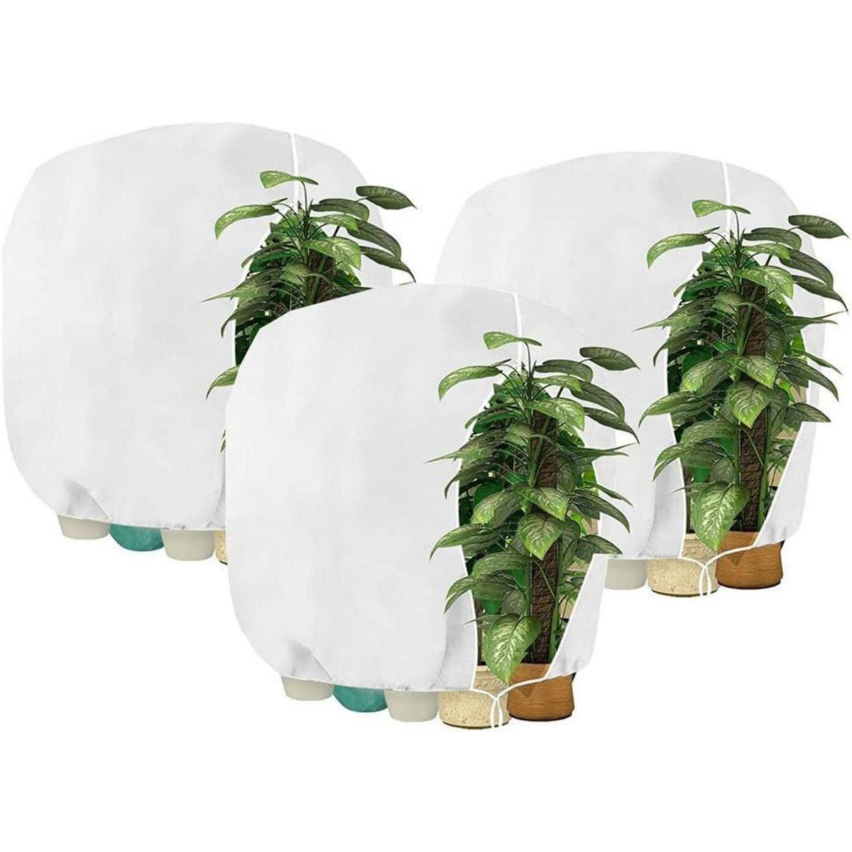 Winterschutz Pflanzenabdeckungen - Frostschutzhaube 190x220cm (3er Set)