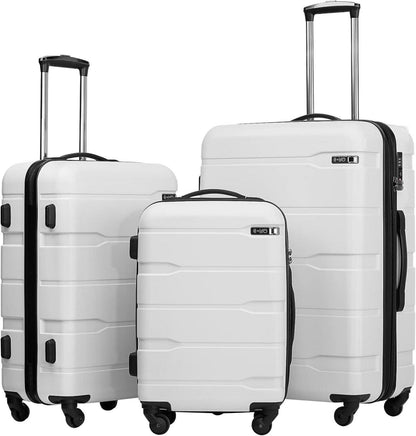 Hartschalen-Koffer Rollkoffer 3tlg PC Material TSA-Schloss 4 Rollen
