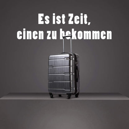 COOLIFE Hartschalen-Koffer PC Material TSA-Schloss 4 Rollen