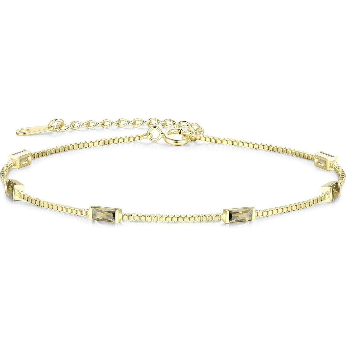 Damen Armband Layered Silber 925 Vergoldet mit Zirkonia