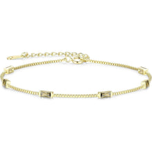 Damen Armband Layered Silber 925 Vergoldet mit Zirkonia