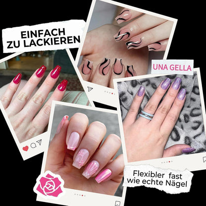 Kurze Ballerina Nagelspitzen 216 Stück – Vollabdeckung Gel Nägel