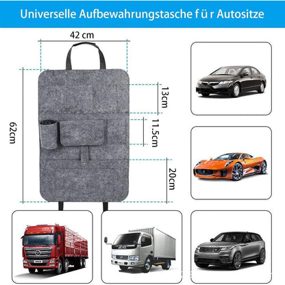 Autositz Organizer Filz Aufbewahrungstasche für Auto 2 Stück