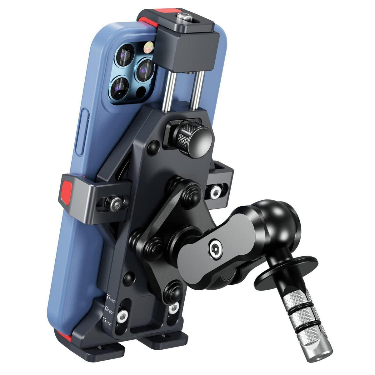 Motorrad Handyhalterung mit Vibrationsdämpfer & Diebstahlschutz