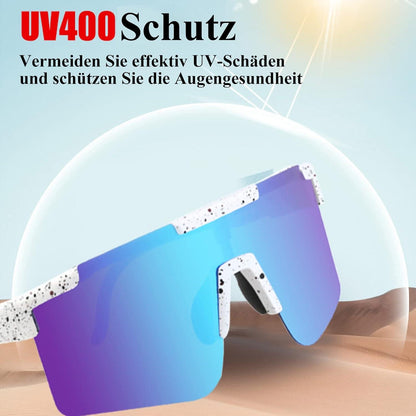 Sportbrille Fahrradbrille Rennrad Brille Herren Damen Polarisierte UV400 Schutzbrille UV-Schutz