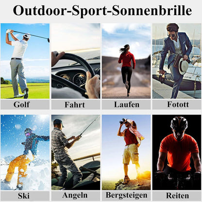 Sportbrille Fahrradbrille Polarisierte UV400 Schutz Brille Herren Damen Radsport
