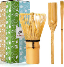 Japanisches Matcha-Zeremonie-Zubehör, Bambus Schneebesen Set