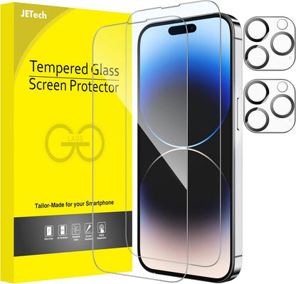 iPhone 14 Pro 6,1 Zoll Schutzfolie Panzerglas 2 Stück