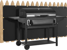 Hitzeschutz Grill Abdeckung für Deckgeländer 90 x 120 cm Schwarz
