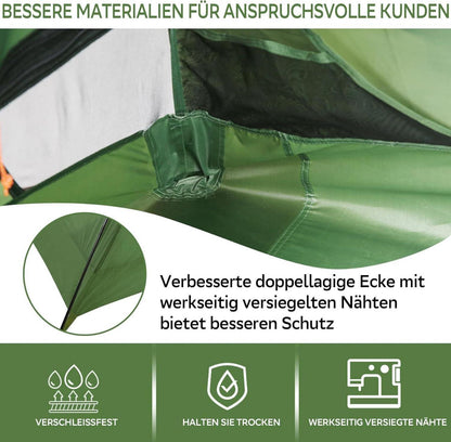 Ultraleichtes 1-Personen Zelt für Camping - Wasserdicht & kompakt