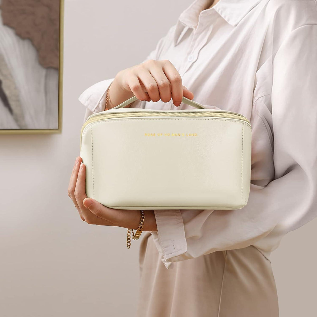 Reise Kosmetiktasche Große Kapazität PU Leder Wasserdicht Makeup