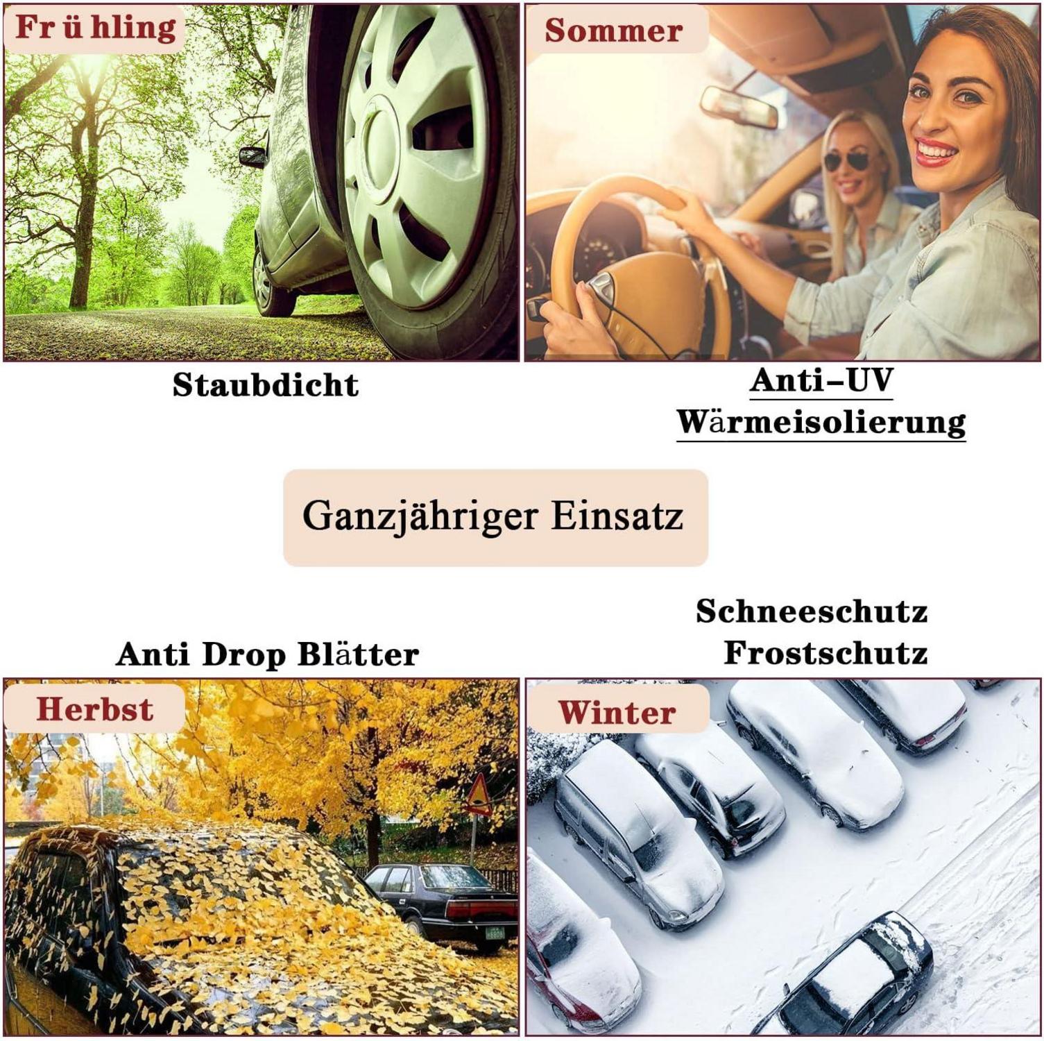 KEELYY Frontscheibenabdeckung Auto Winter Frostabdeckung