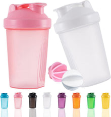 OOTD Protein Shaker Flasche 400 ml Auslaufsicher BPA Frei mit Sieb