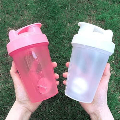 OOTD Protein Shaker Flasche 400 ml Auslaufsicher BPA Frei weiße Mixer Shakes