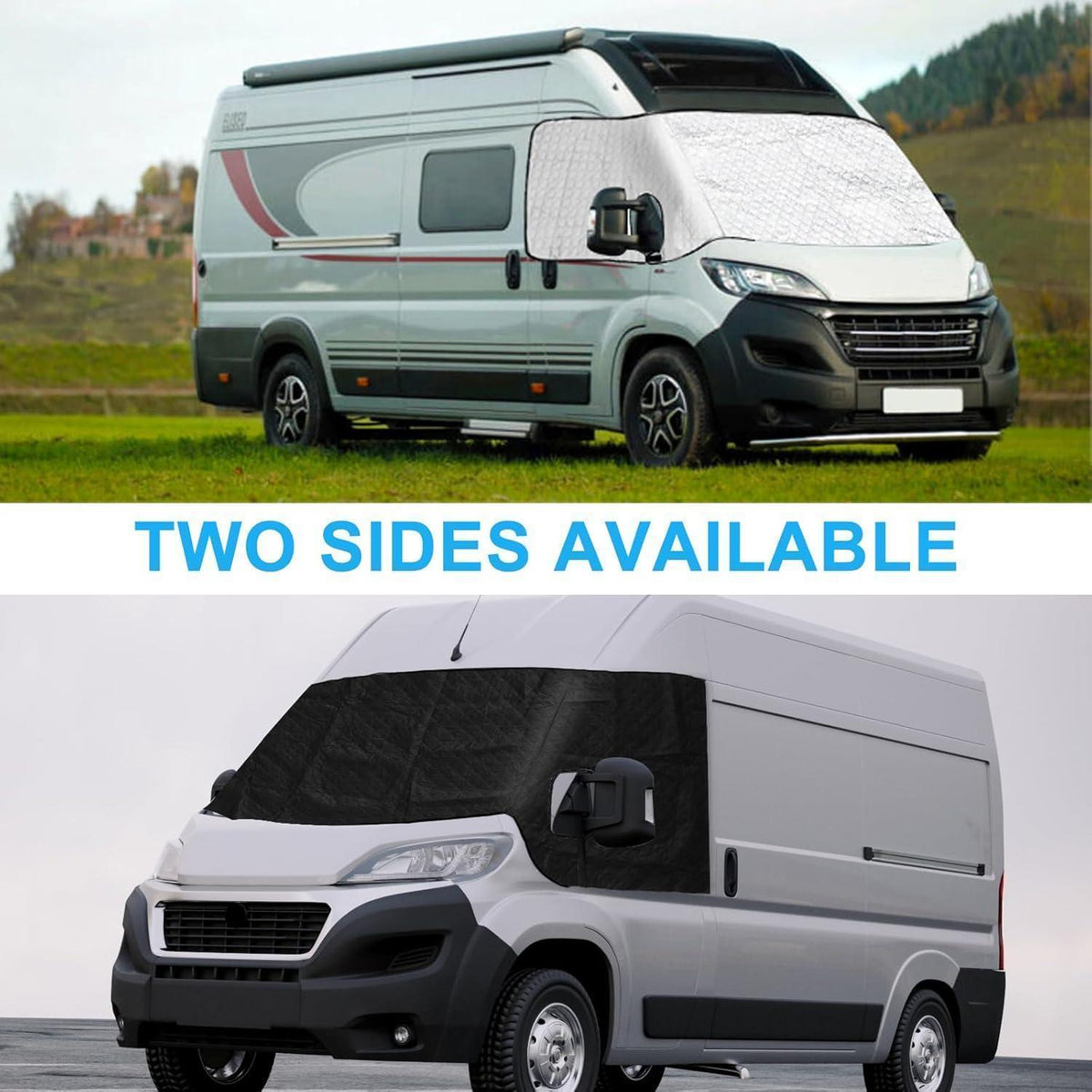Windschutzscheibenabdeckung für Fiat Ducato – Frost, Sonne & Staubschutz