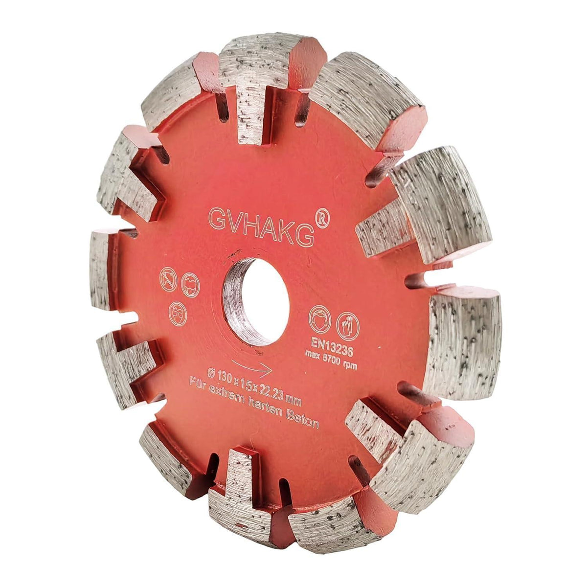 Diamant Frässcheibe 130mm für Fußbodenheizung & harten Estrich