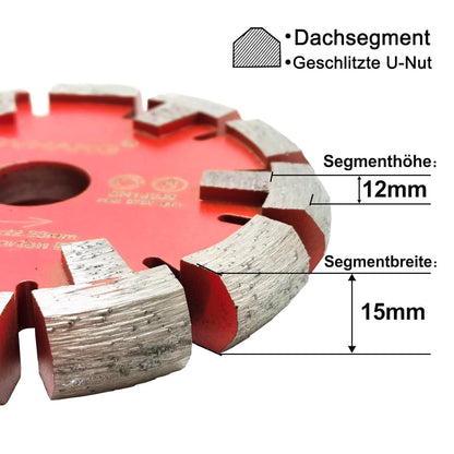 Diamant Frässcheibe 130mm für Fußbodenheizung & harten Estrich