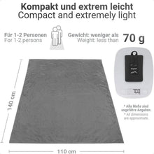 Ultraleichte Mini Picknickdecke für Outdoor Strand & Camping