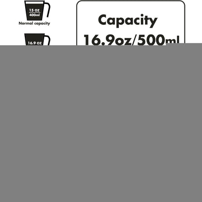 8er Set wiederverwendbare Kaffeetassen 500ml – Mikrowellen & Spülmaschinenfest