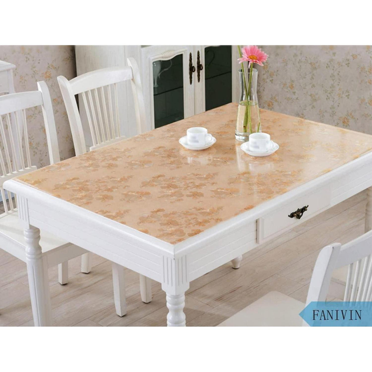 PVC Tischdecke wasserdicht 85x180cm – Tischfolie für Küche & Büro