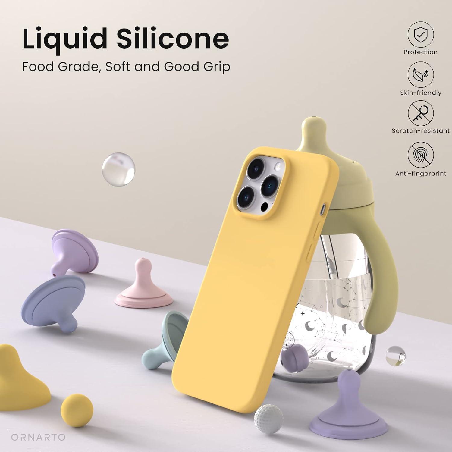 iPhone 14 Pro Hülle 6,1 Zoll Silikon Case Ultra Dünn Voller Schutz