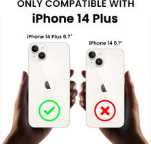 iPhone 14 Plus Hülle 6,7 Zoll 2022 Silikon Case Schutzfolie