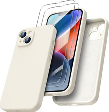 iPhone 14 Hülle 6,1 Zoll 2022 mit Schutzfolie Silikon Gel Case