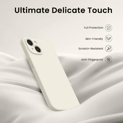iPhone 14 Hülle 6,1 Zoll 2022 mit Schutzfolie Silikon Gel Case