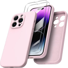 ORNARTO iPhone 14 Pro Hülle 6,1 Zoll 2022 mit Schutzfolien Gel Silikon
