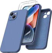 iPhone 14 Hülle 6,1 Zoll 2022 mit Silikon Case und Screen Schutzfolie