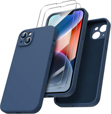 iPhone 14 Plus Hülle 6,7 Zoll 2022 Screen Schutzfolien Silikon Case