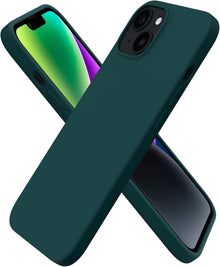 iPhone 14 Silikon Hülle 6,1 Zoll 2022 Flüssig Olivgrün