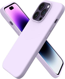 iPhone 14 Pro Hülle 6,1 Zoll Flüssig Silikon Voller Schutz - Pastell