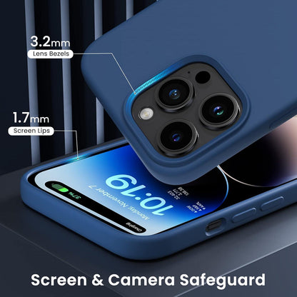 ORNARTO Magnetische iPhone 14 Pro Max Hülle 6,7 Zoll 2022 Silikon Case MagSafe
