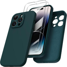 iPhone 14 Pro Hülle 6,1 Zoll Stoßfestes Silikon Case Olivgrün