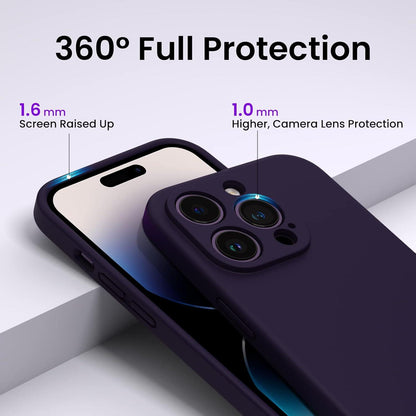 iPhone 14 Pro Hülle 6,1 Zoll 2022 Schutzfolien Silikon Gel Case Stoßfest
