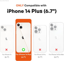 iphone 14 Plus Silikonhülle + Panzerglas - Olivgrün