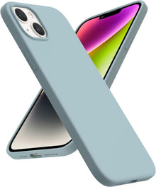 iPhone 14 Plus Hülle Panzerglas Schutzfolie Liquid Silikon Case