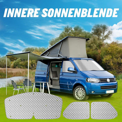 Sonnenschutz Auto Frontscheibe VW T4 – 3tlg. Thermomatte Set