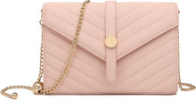 Moderne Miss Lulu Envelope Clutch Abendtasche mit Kette