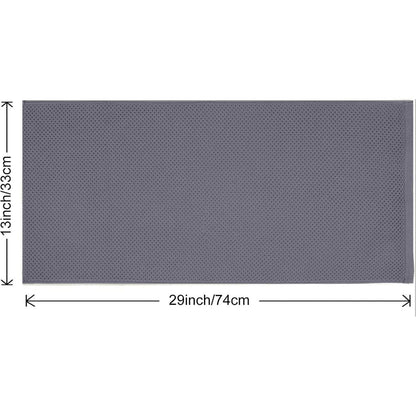 Geschirrtücher Baumwolle 4er-Pack 33x74 cm Grau Beige Braun
