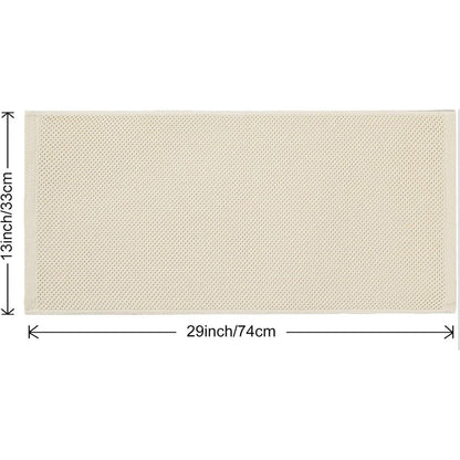 Geschirrtücher Baumwolle 4er-Pack 33x74 cm Grau Beige Braun