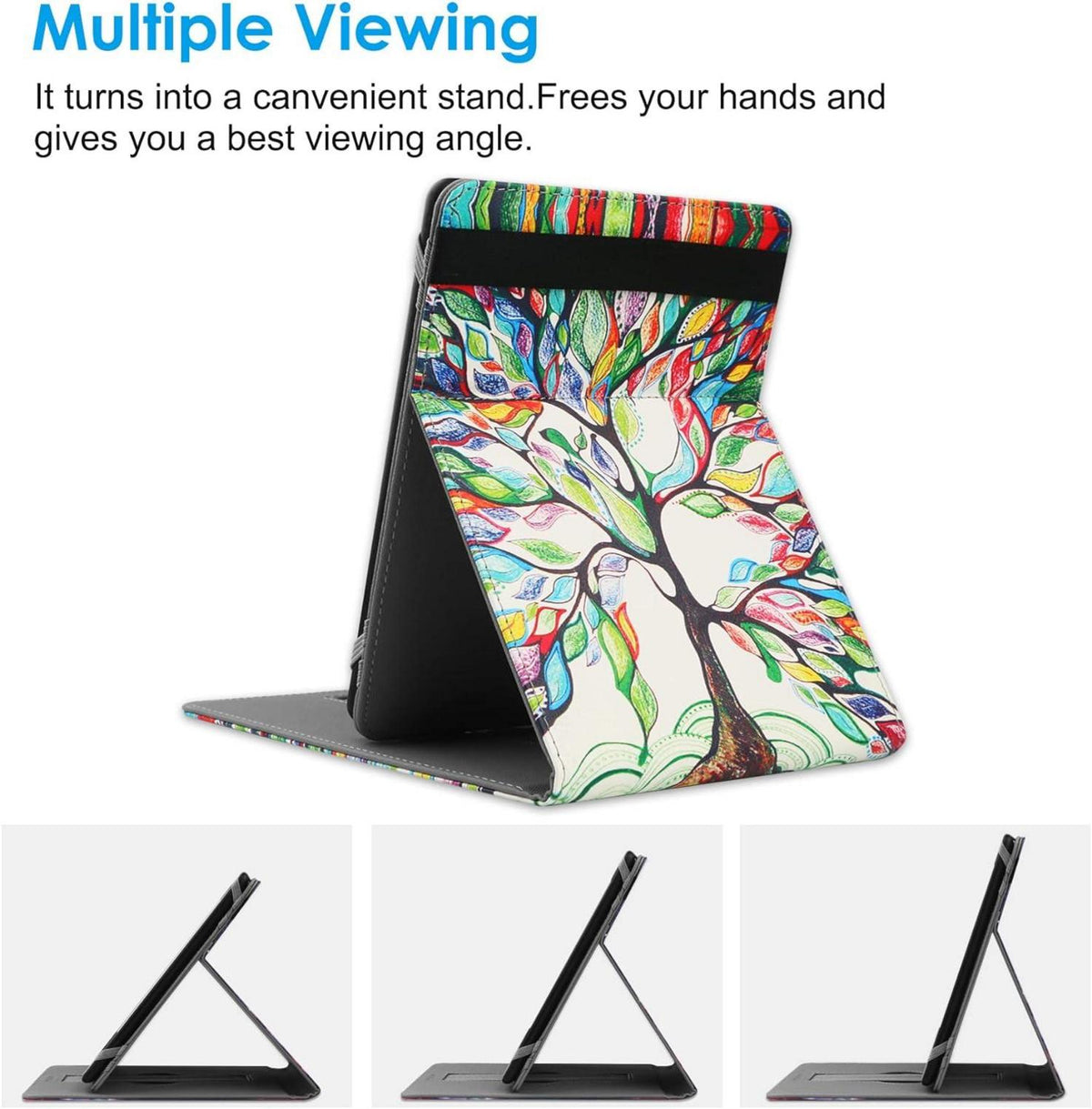 Faltbare Vertikale Flip Ständer Hülle für 6-6.8'' Kindle