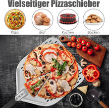 Edelstahl-Pizzaschaufel mit isoliertem Griff und
