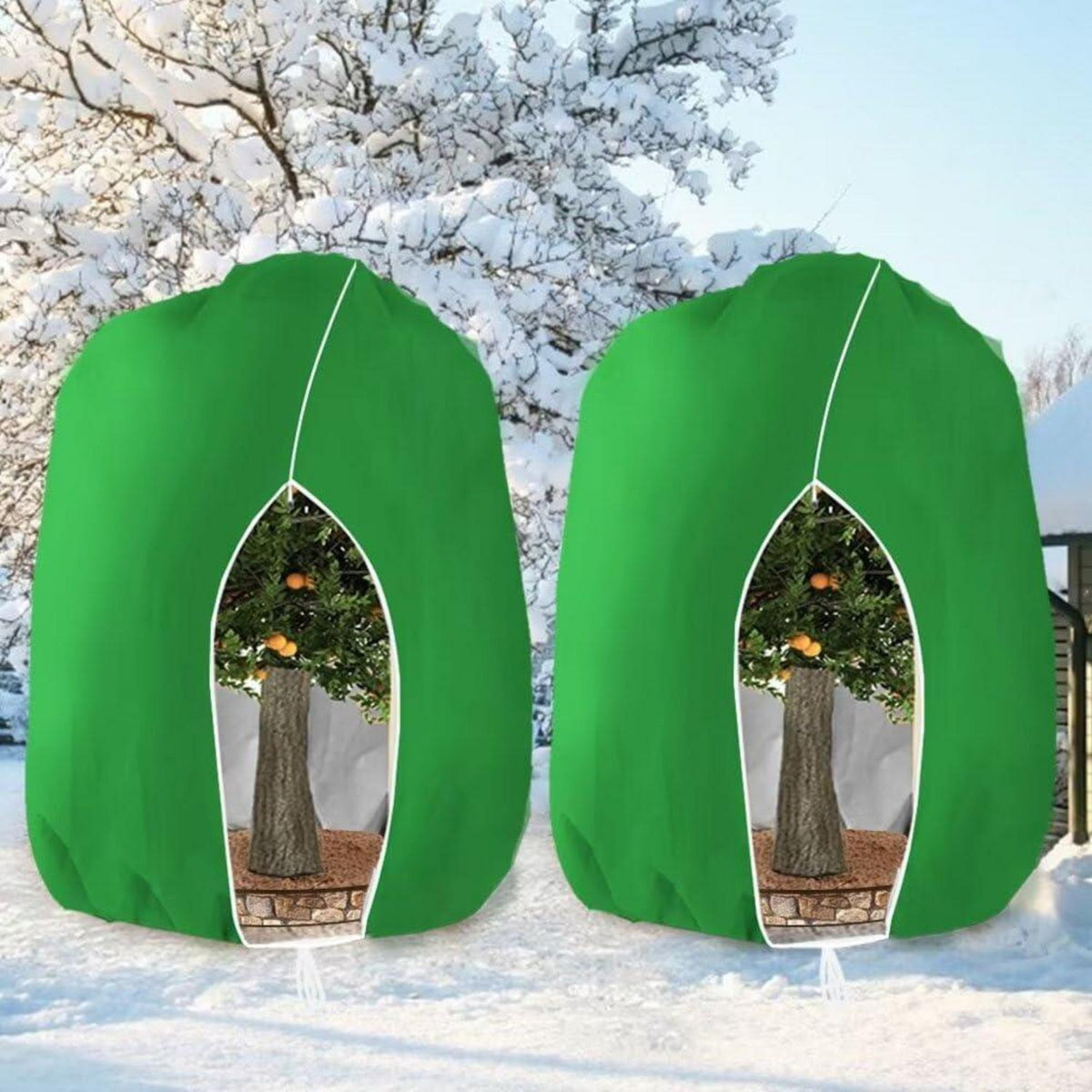 Winterschutz Pflanzenabdeckung Frostschutz 280x300cm (2er-Set)