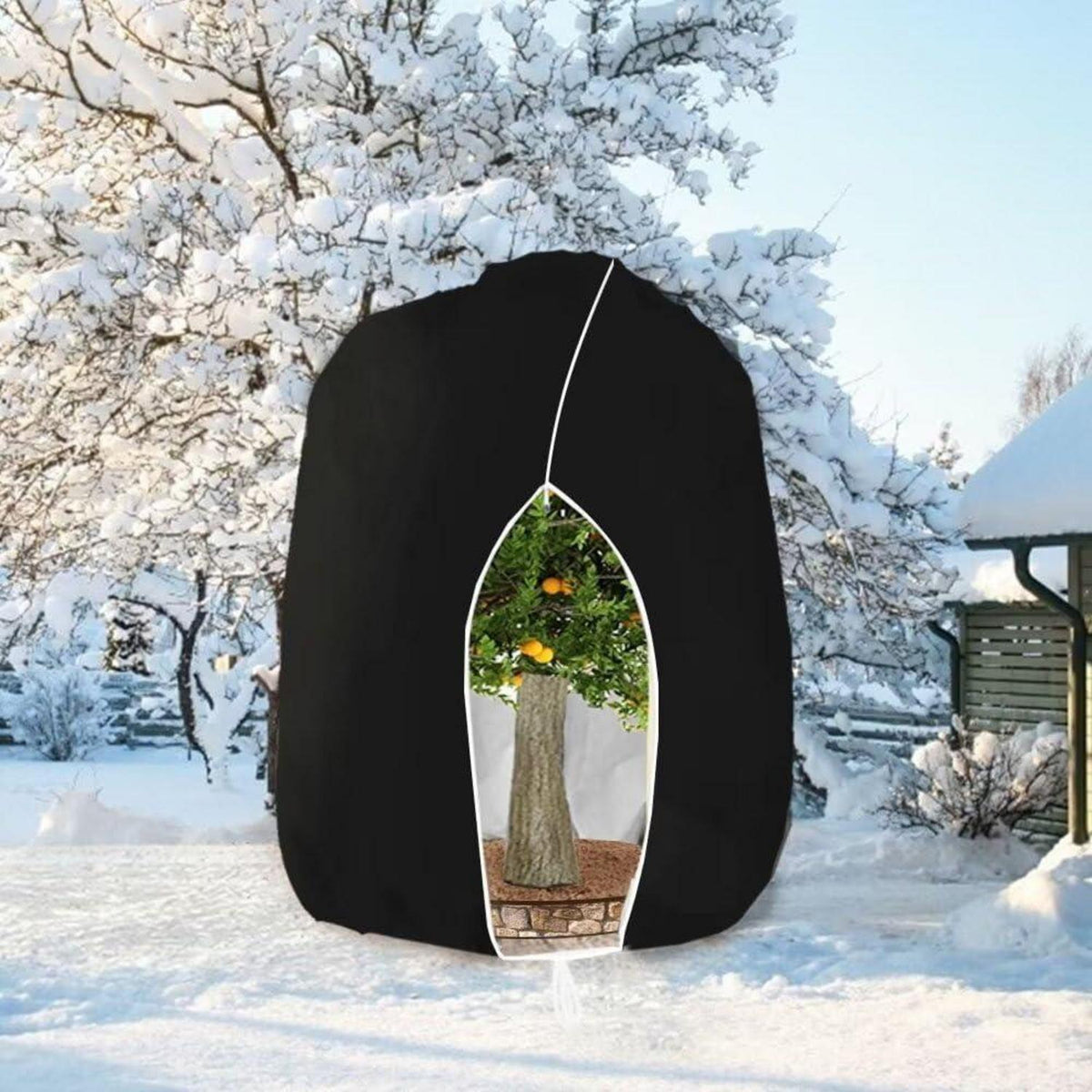 Winterschutzhaube für Pflanzen – 280x300cm Schwarz