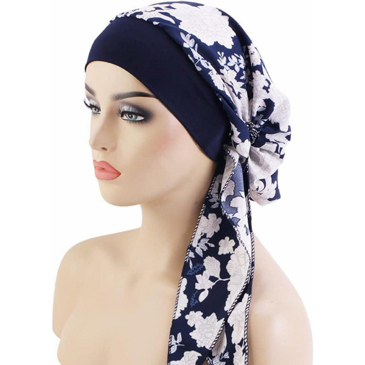 Chemo Turban Damen – Florales Kopftuch für Haarverlust & Styling