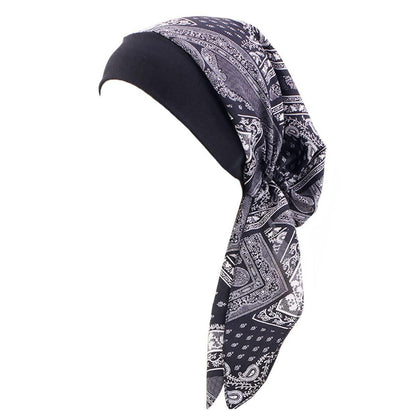 Chemo Turban Damen – Florales Kopftuch für Haarverlust & Styling